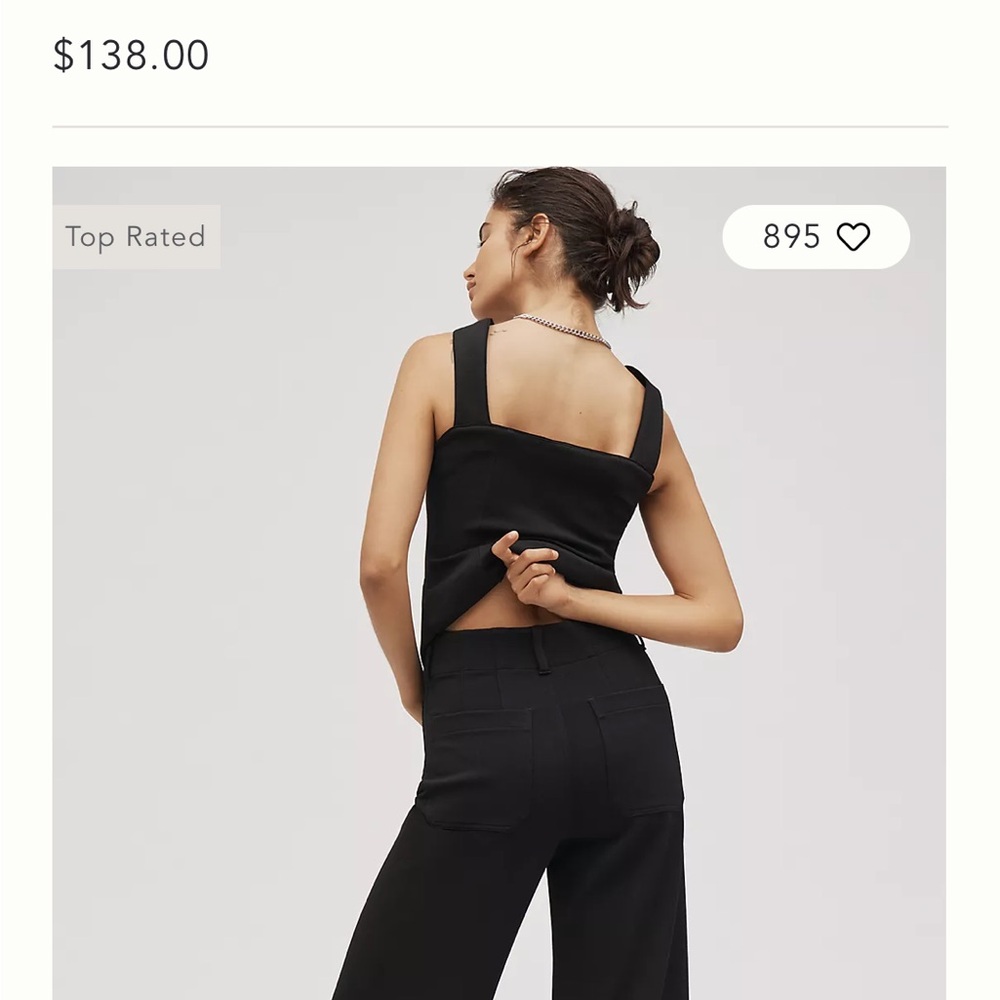 Maeve Colette Pant in Classic Black